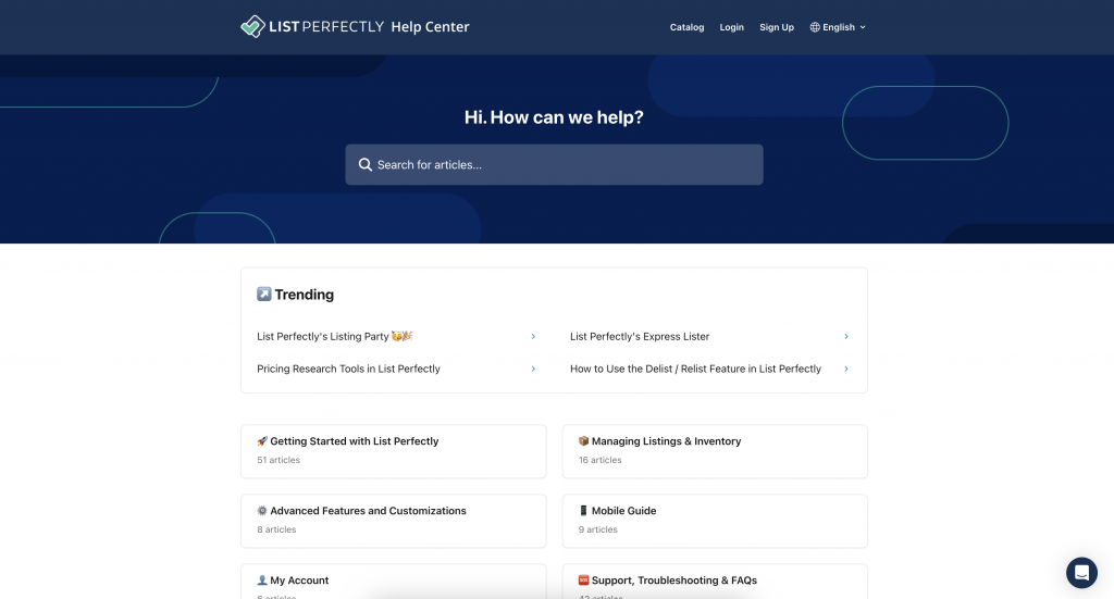 List Perfectly help center to get help 24/7